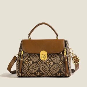 brown  leather  hand bag