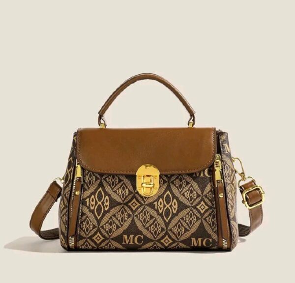 brown  leather  hand bag