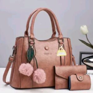 brown  leather  handbag