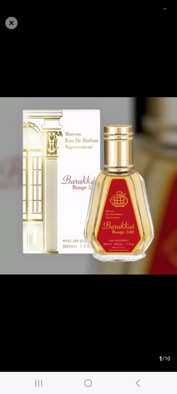 Barakkat  rouge 50 ml perfume  ,pocket spray