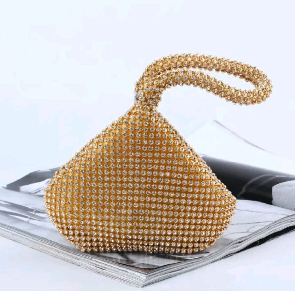 gold  bubble  bag