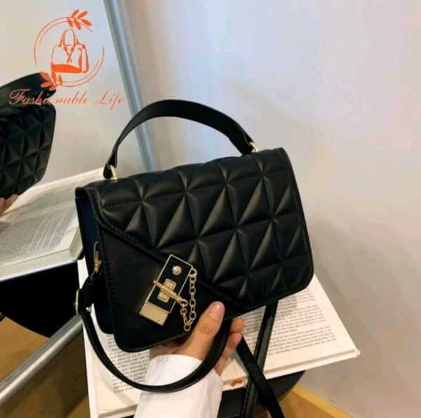 Black unique bag