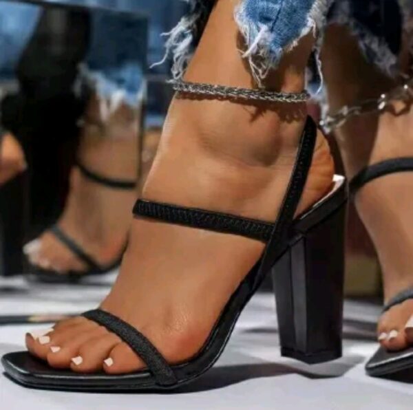 African made heel  shoe