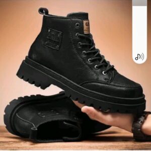 men's  boot pu shoe