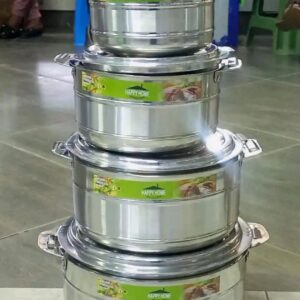 happy  home 4 pcs hot pots  stainless steel