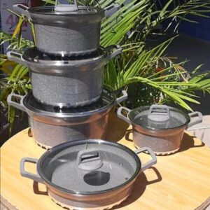 10 pcs cookware set cooking  pots non stick  sufuria