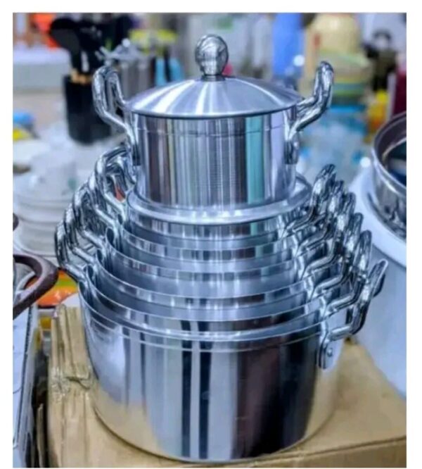 17 pcs aluminium  cookware  set