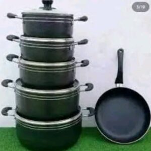 TC 14 pcs non stick cookware  set  cooking  pots  sufuria