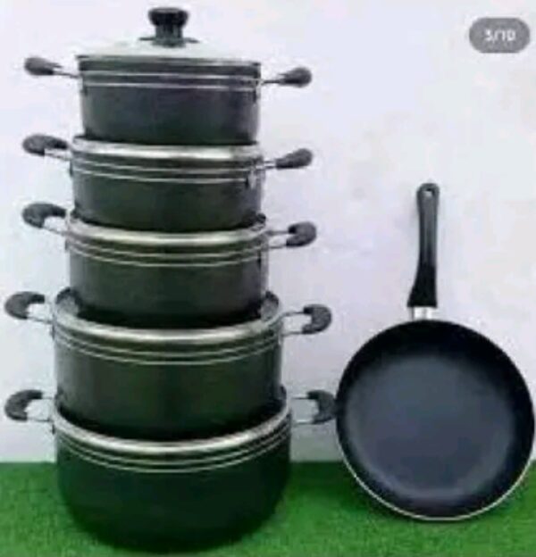 TC 14 pcs non stick cookware  set  cooking  pots  sufuria